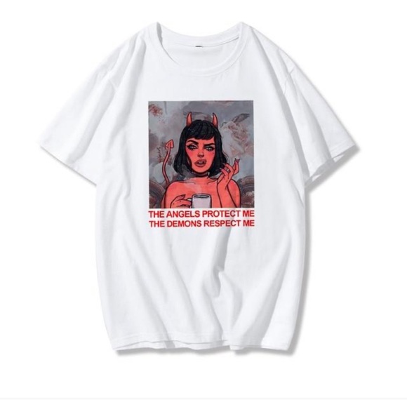 Tops - Demons respect me tee
